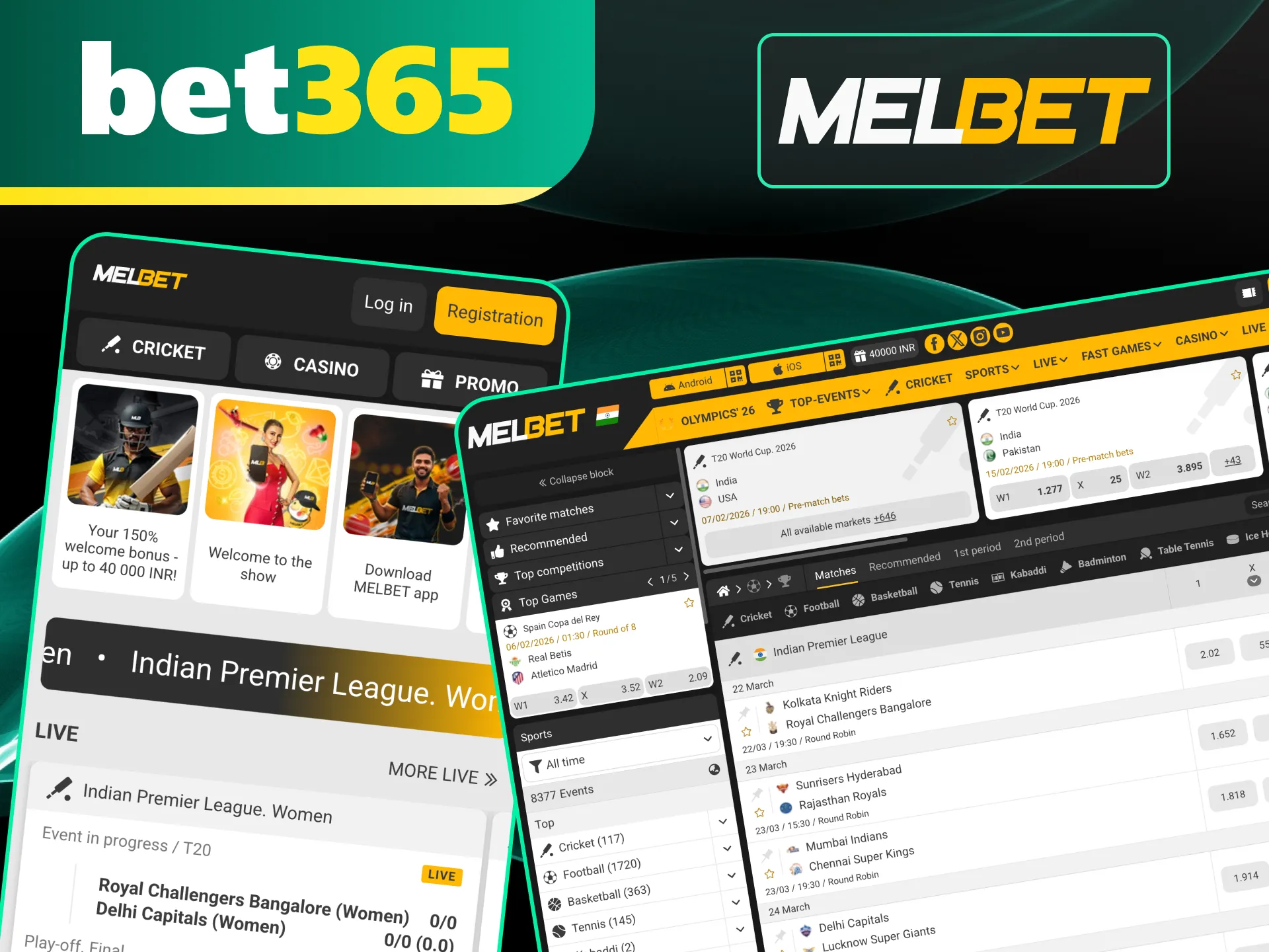 Melbet offers new players great welcome bonuses for your first bet.