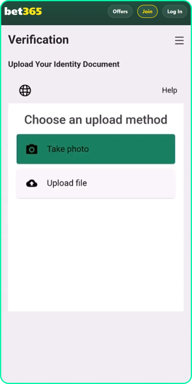 Wait for the official Bet365 India team to finish your account document review.